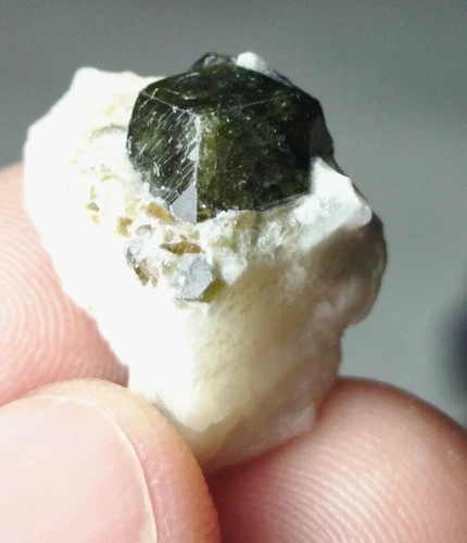 Green Garnet Crystal Specimen — 21 ct, Afghanistan