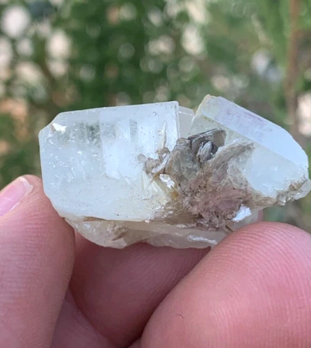 Blue Aquamarine Crystal Specimen — 46 ct, Pakistan (Skardu)