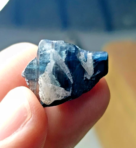 Blue Tourmaline Crystal Specimen — 30 ct