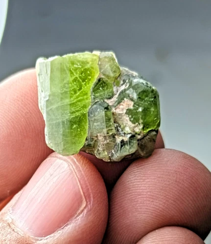 Green Peridot Crystal Specimen — 47 ct, Pakistan