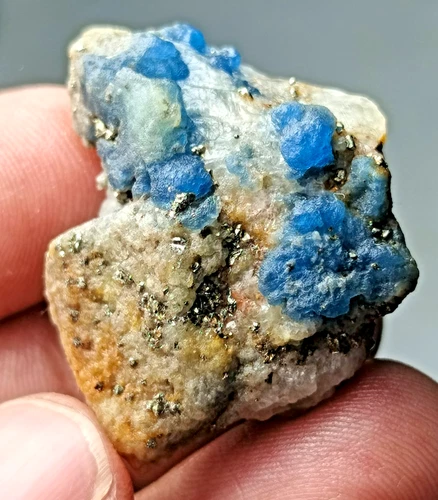 Blue Afghanite Crystal Specimen — 90 ct, Afghanistan