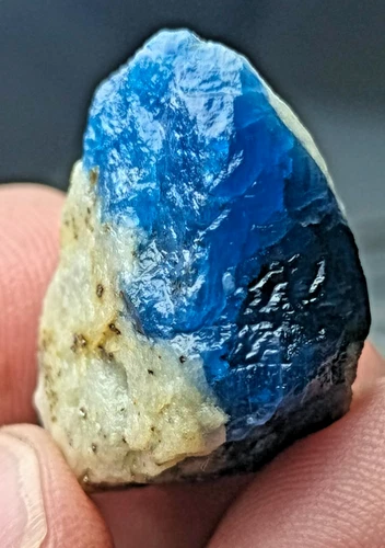 Blue Hauyne Crystal Specimen — 45 ct, Afghanistan