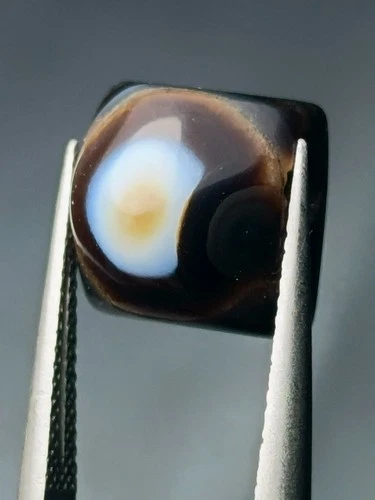 Cat's-Eye Agate Cabochon — 6 ct, Afghanistan