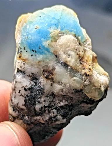 Blue Afghanite Crystal Specimen — 132 ct, Afghanistan