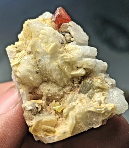 Red Garnet Crystal Specimen — 120 ct, Pakistan