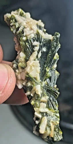 Green Epidote Crystal Specimen — 75 ct, Pakistan