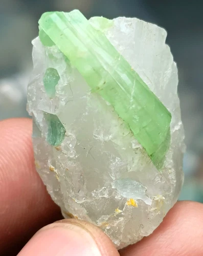 Green Tourmaline Crystal Specimen — 75 ct, Afghanistan