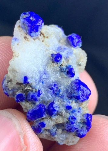 Blue Lazurite Crystal Specimen — 30 ct, Afghanistan
