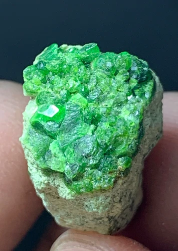 Green Garnet Crystal Specimen — 30 ct, Afghanistan