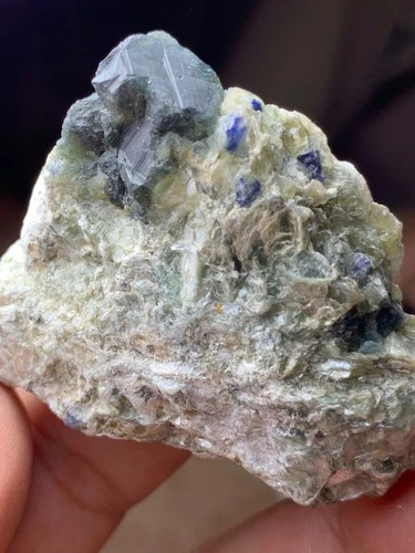 Blue Tourmaline Crystal Specimen — 240 ct, Afghanistan