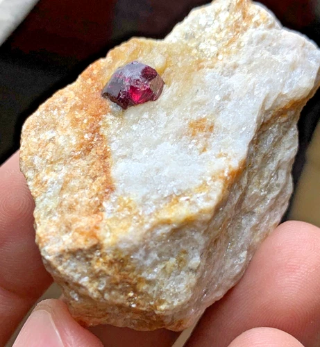 Red Garnet Crystal Specimen — 150 ct, Afghanistan