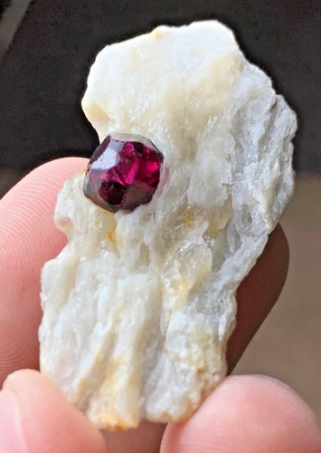 Red Garnet Crystal Specimen — 60 ct, Afghanistan