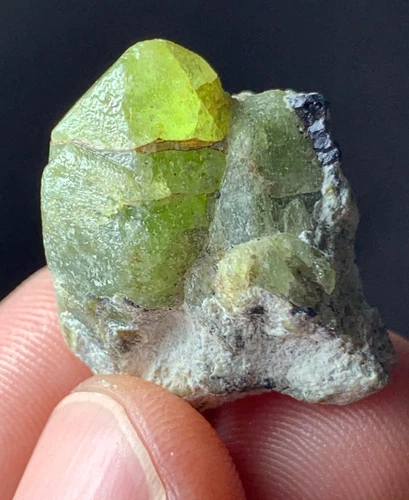 Green Peridot Crystal Specimen — 32 ct, Afghanistan