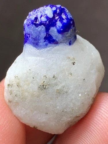 Blue Lazurite Crystal Specimen — 35 ct, Afghanistan