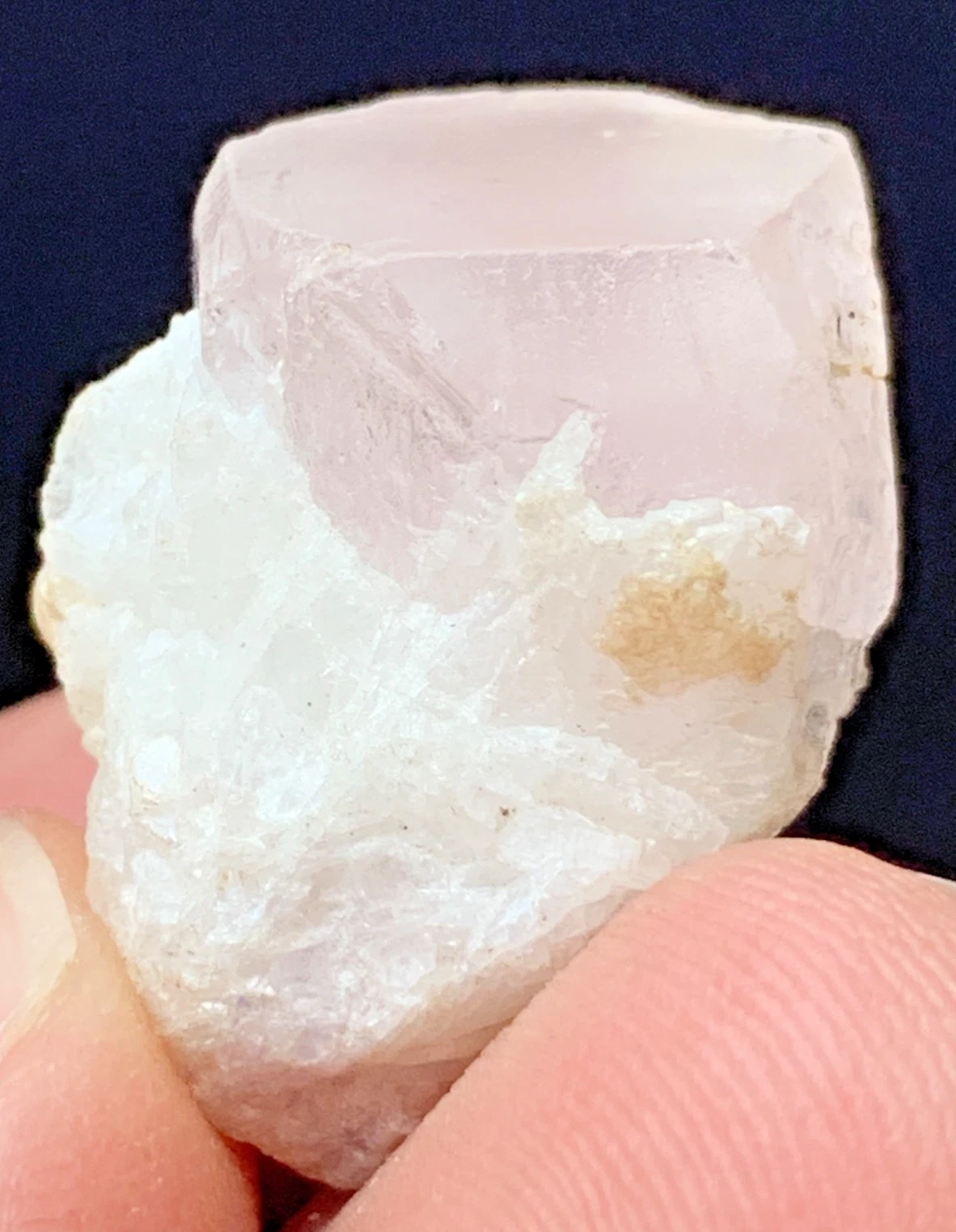 Pink Morganite Crystal Specimen — 40 ct, Pakistan (Skardu)