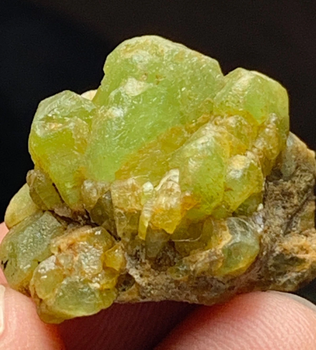 Green Peridot Crystal Specimen — 40 ct, Pakistan