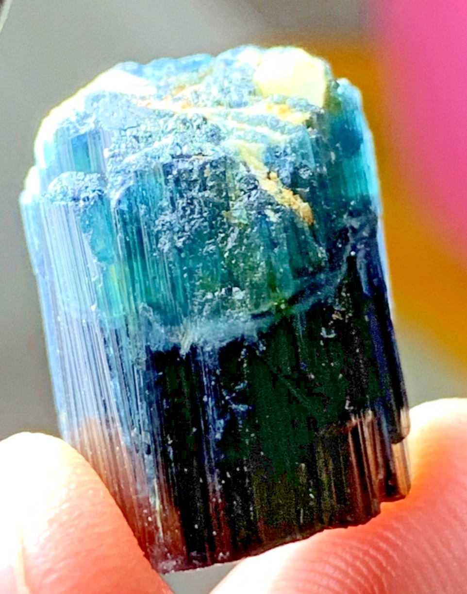 Blue Tourmaline Crystal Specimen — 28 ct, Afghanistan