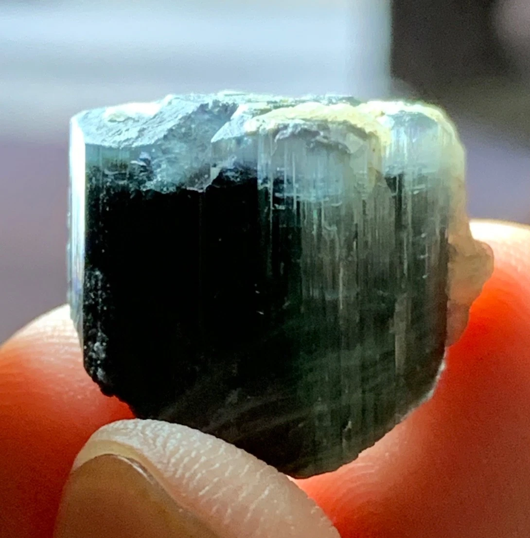 Blue Tourmaline Crystal Specimen — 33 ct, Afghanistan