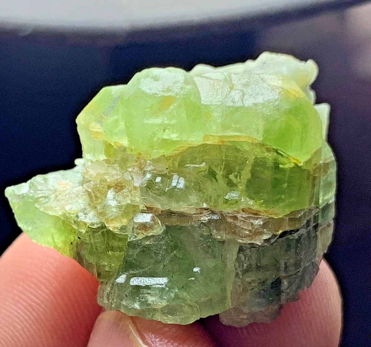 Green Peridot Crystal Specimen — 55 ct, Pakistan