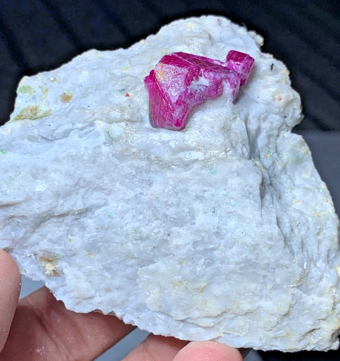 Red Ruby Crystal Specimen — 248 g, Afghanistan (Jagdalag)
