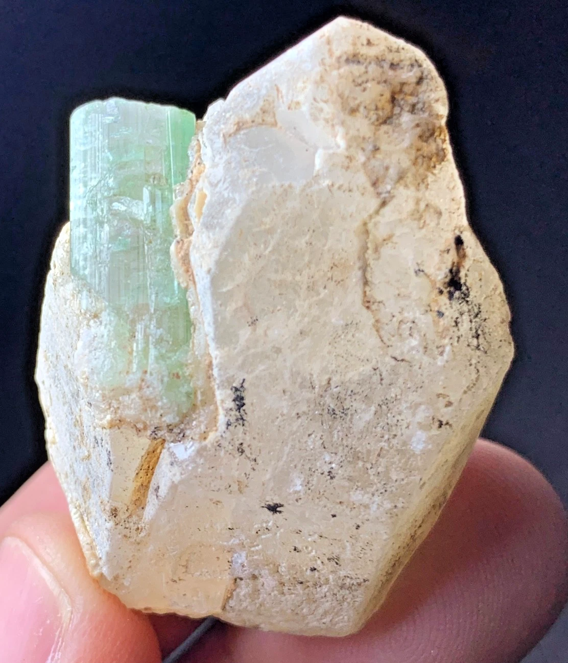 Green Tourmaline Crystal Specimen — 135 ct, Afghanistan