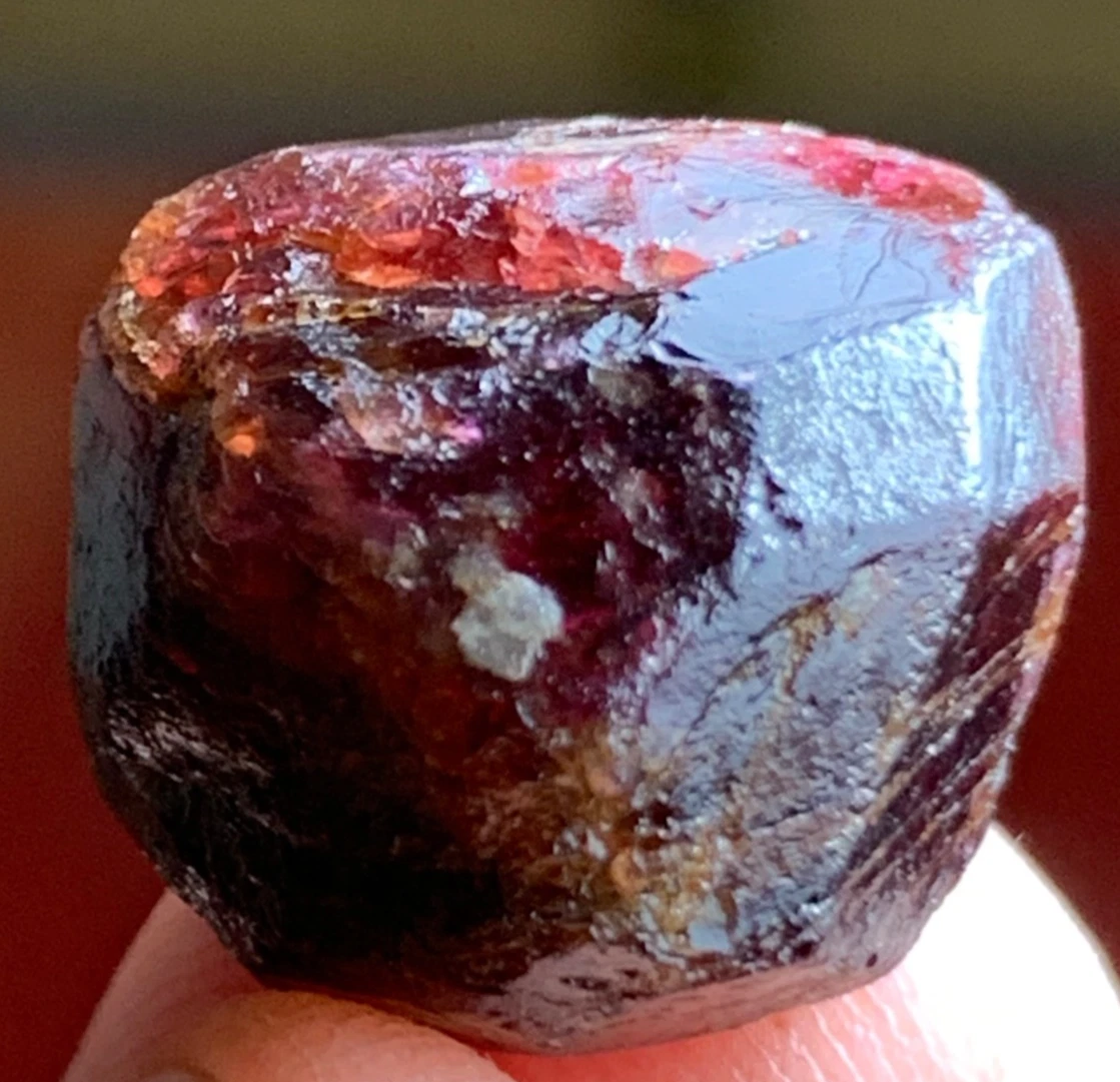 Red Garnet Crystal Specimen — 34 ct, Afghanistan