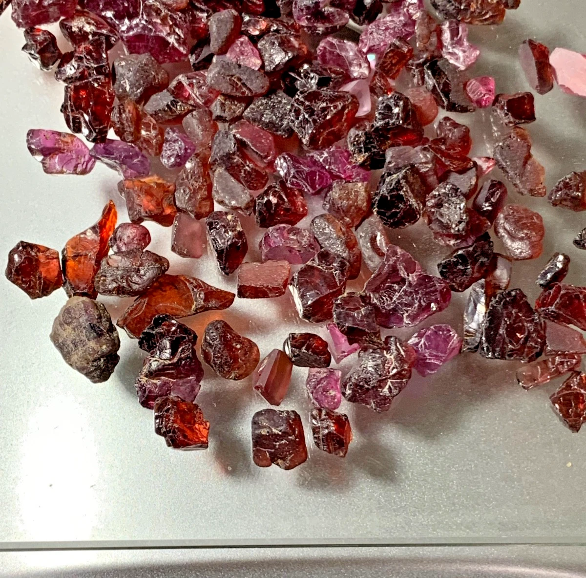 Red Garnet Crystal Specimen Lot — 95 g, Afghanistan