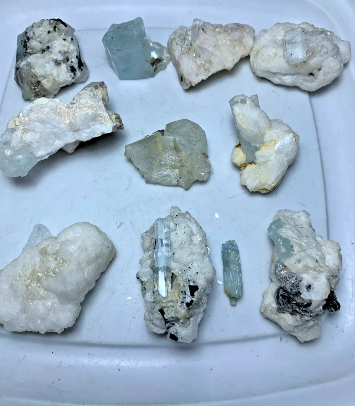 Blue Aquamarine Crystal Specimen Lot — 170 g, Pakistan (Nagar)